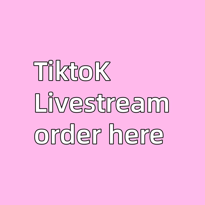 TIKTOK Livestram Claim order checkout here