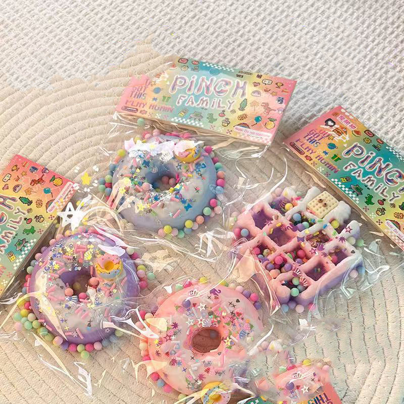 Waffle and Donut Squishy