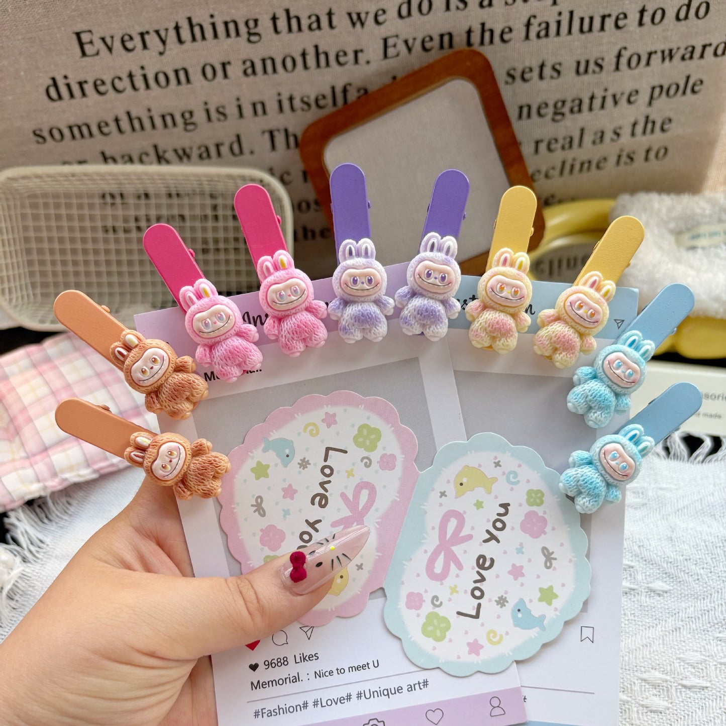10 pcs hair clip set