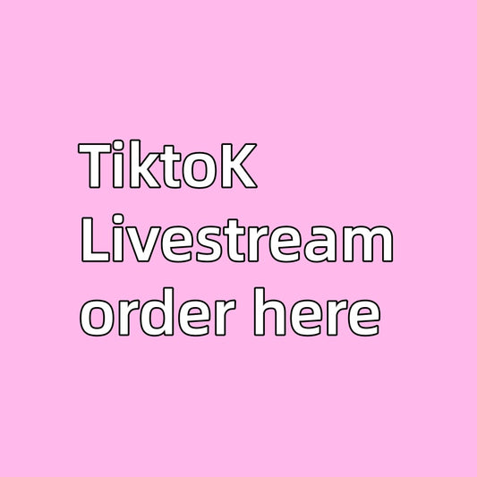 TIKTOK Livestram Claim order checkout here