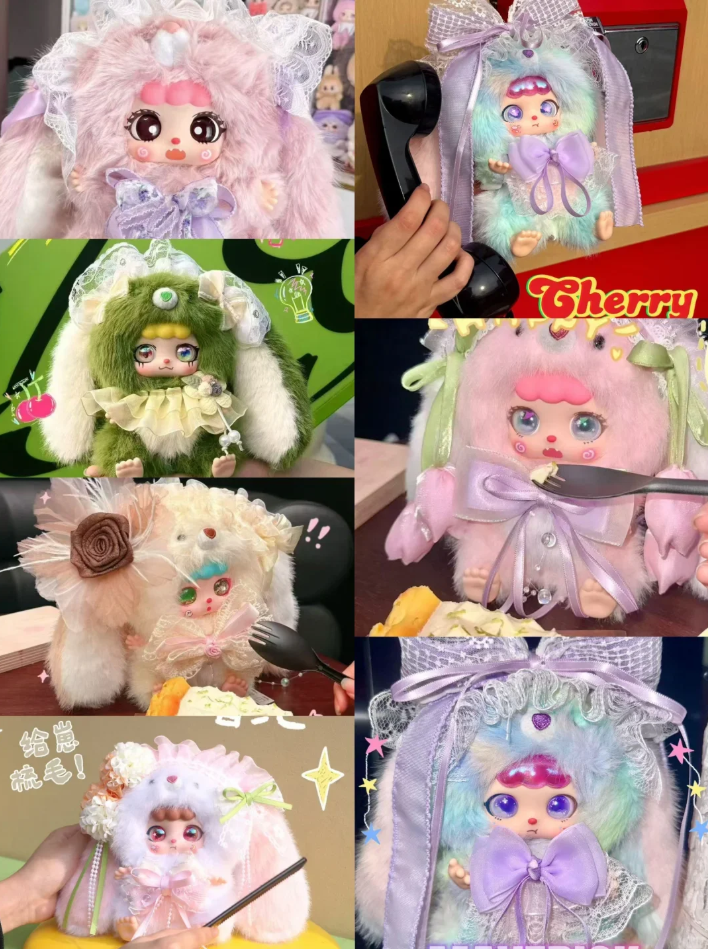 KEBIDOU-tiny nai fu bunny Plush dolls babe blind box