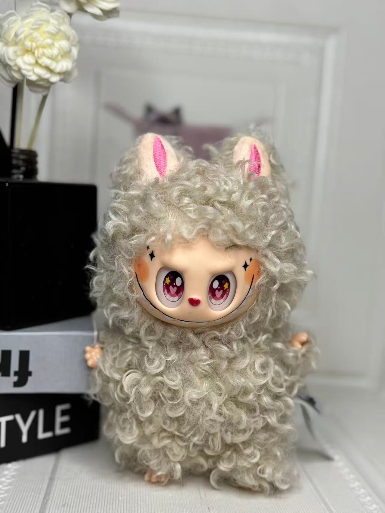 Curly hair plush toy