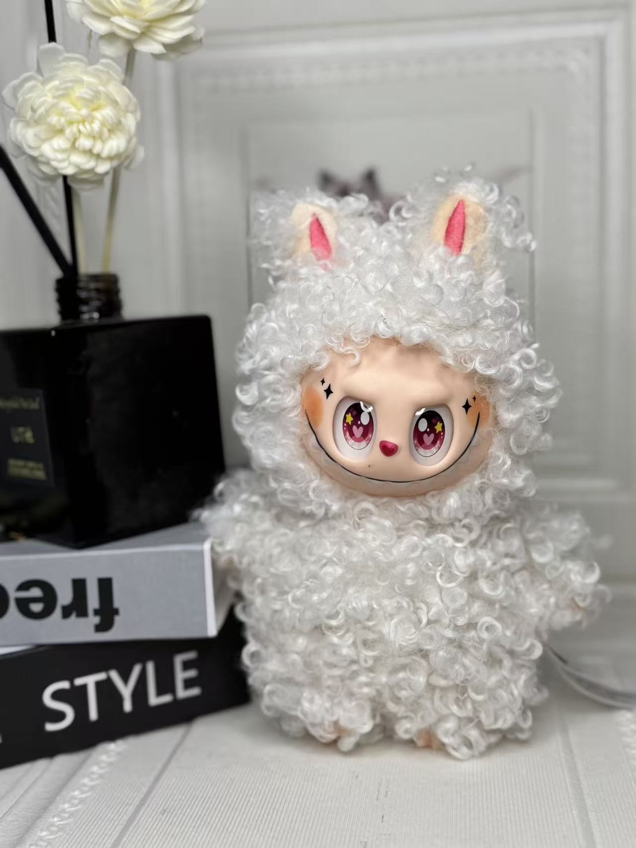 Curly hair plush toy