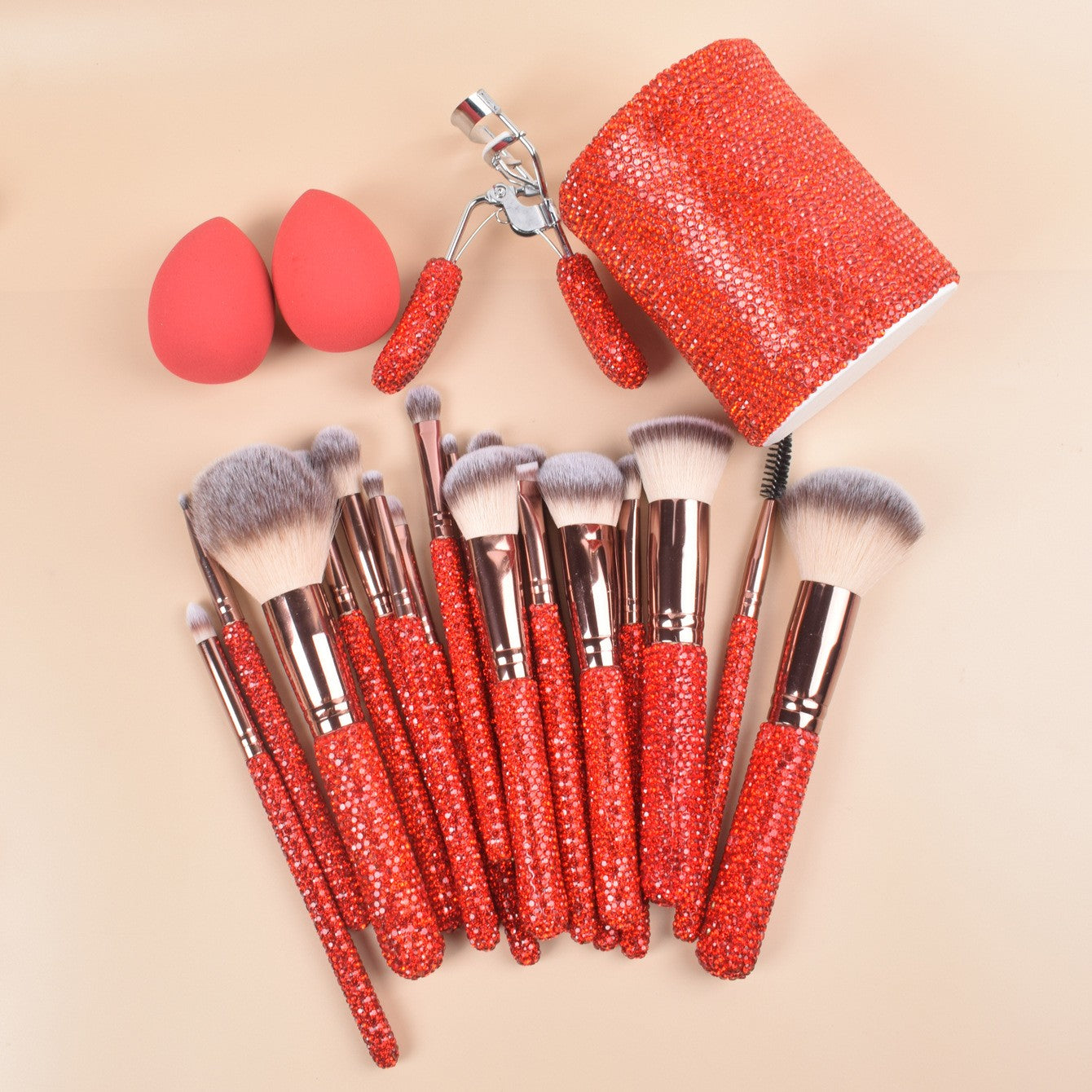 Luxury Diamond  Makeup Brushes Gift Kit