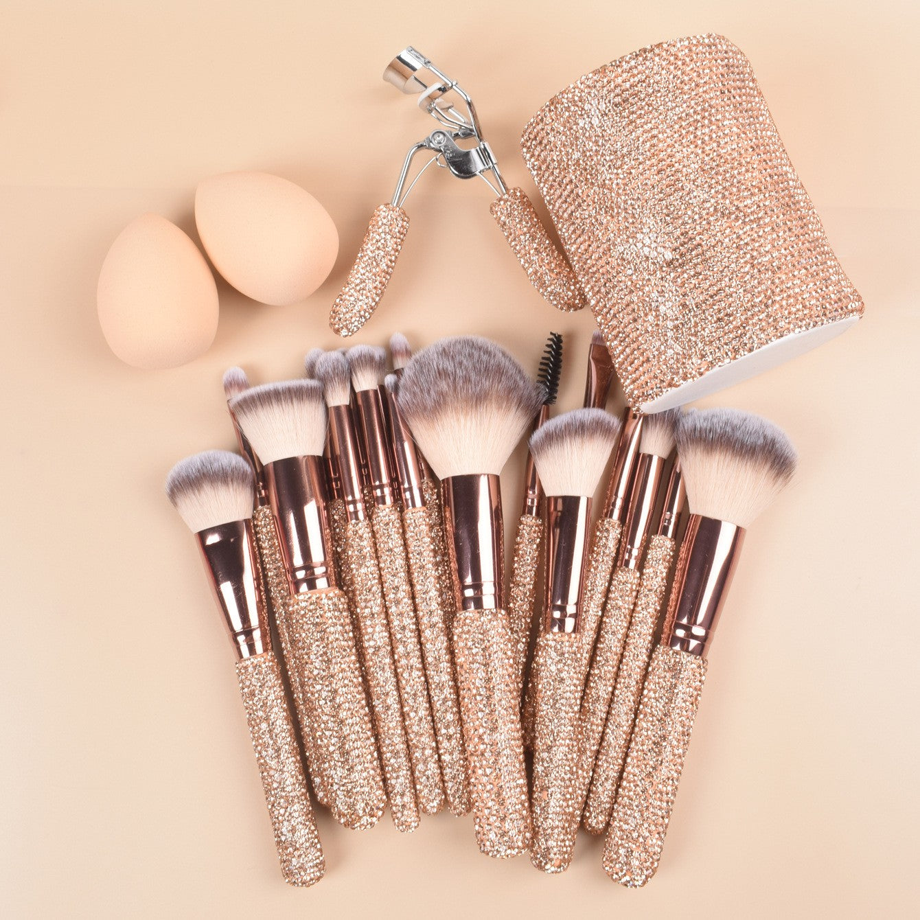 Luxury Diamond  Makeup Brushes Gift Kit