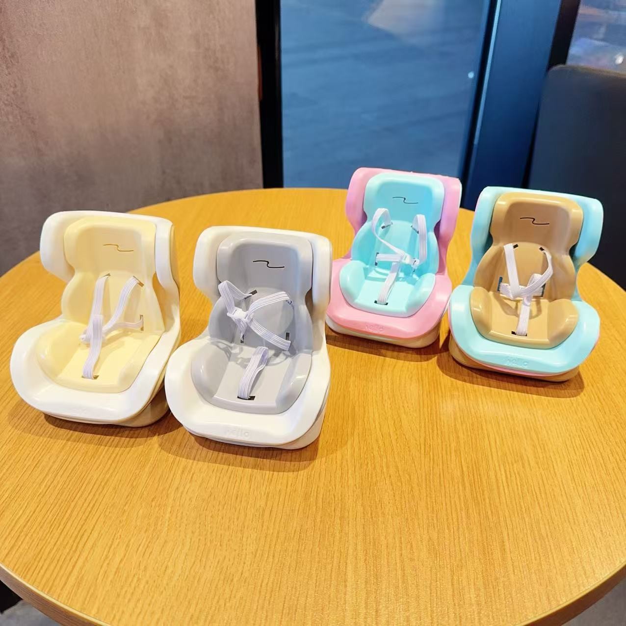 Small plush toy car safety seat