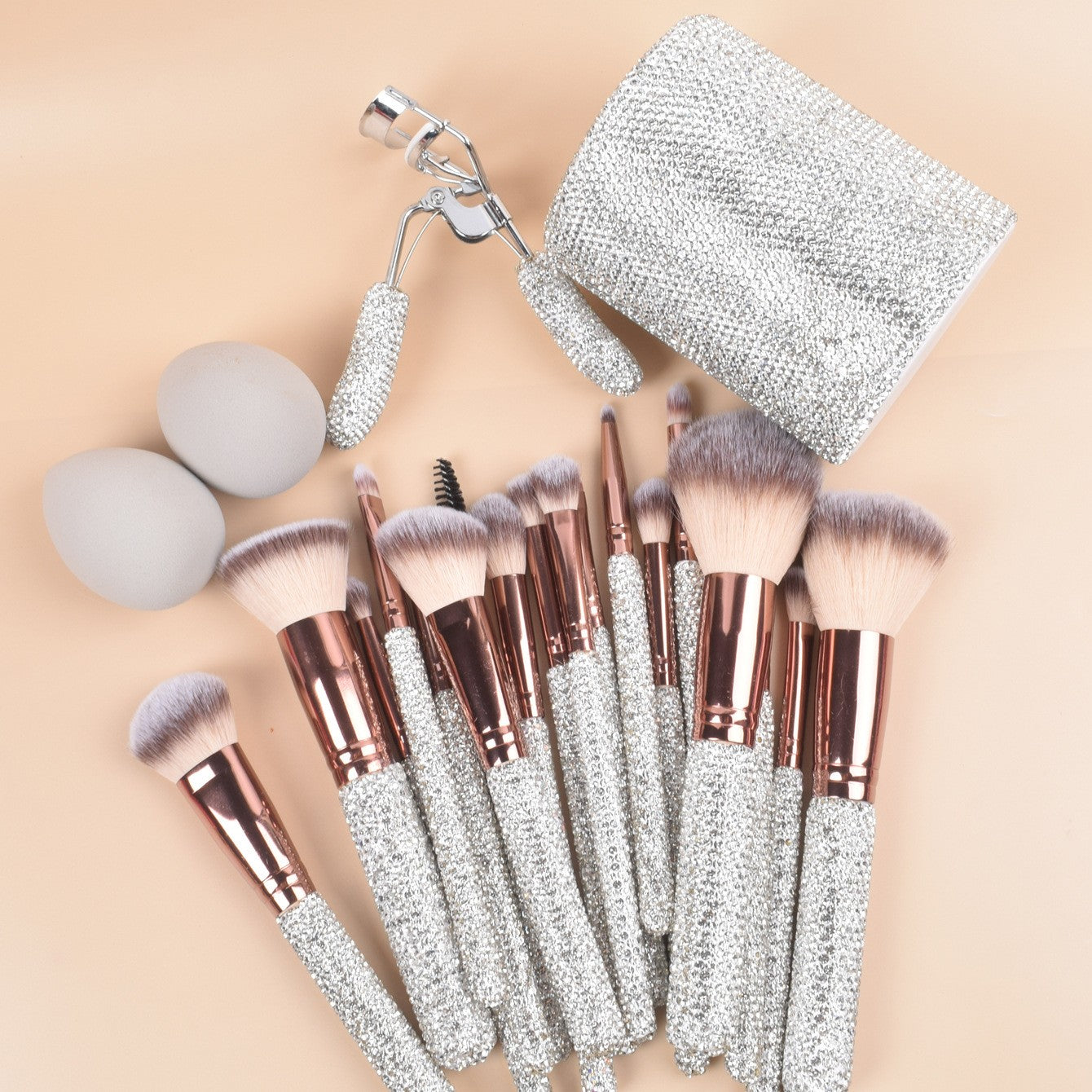 Luxury Diamond  Makeup Brushes Gift Kit