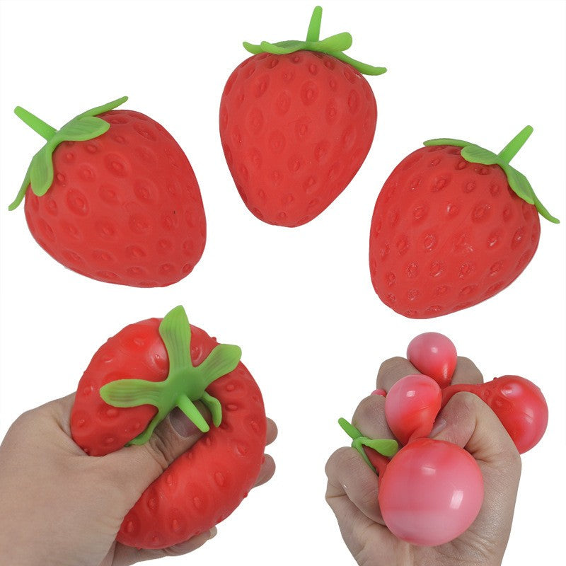 Big and small Strawberry squishy