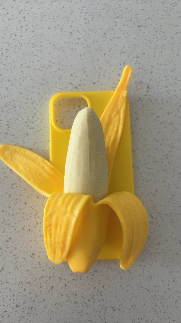 Squishy banana phone case