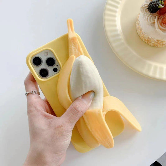 Squishy banana phone case