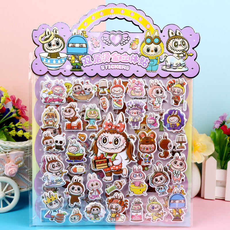 2 layer cute sticker