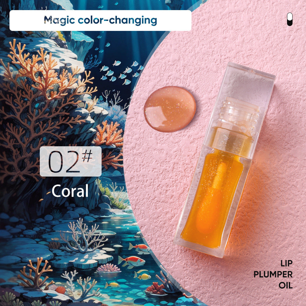 NO LOGO Flavored color changing lip oil