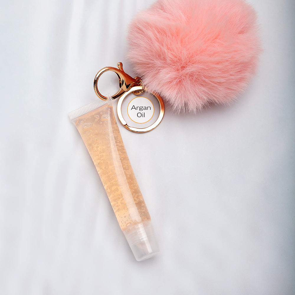 NO LOGO keychain pompom lipgloss