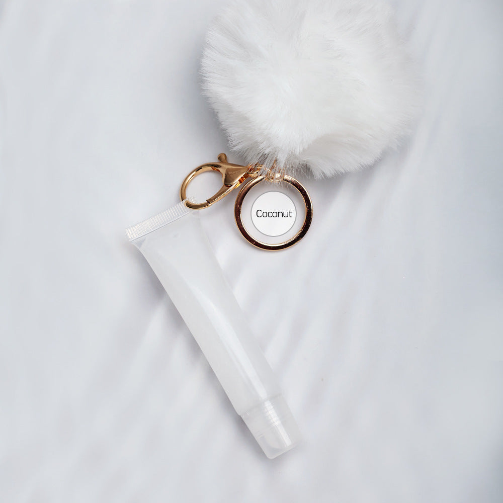 NO LOGO keychain pompom lipgloss
