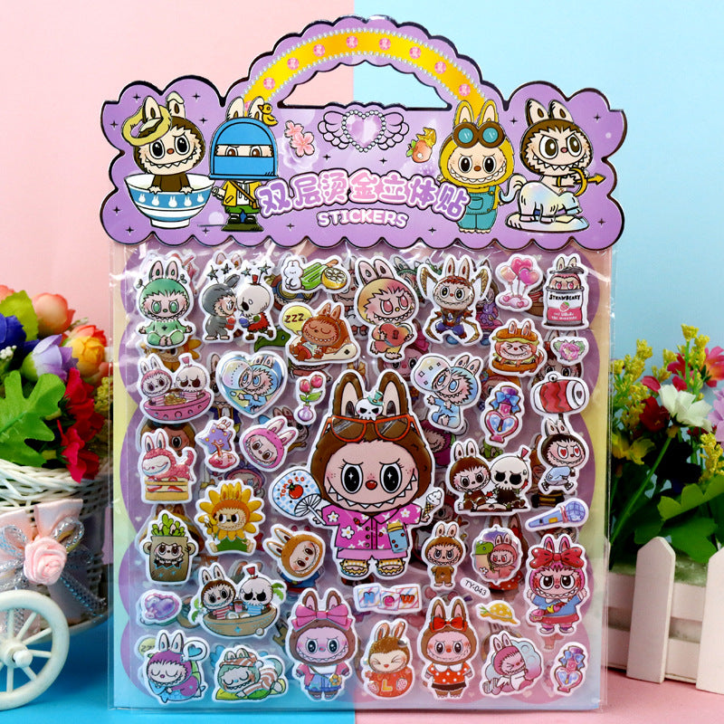 2 layer cute sticker