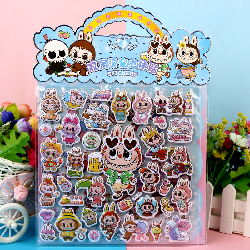 2 layer cute sticker