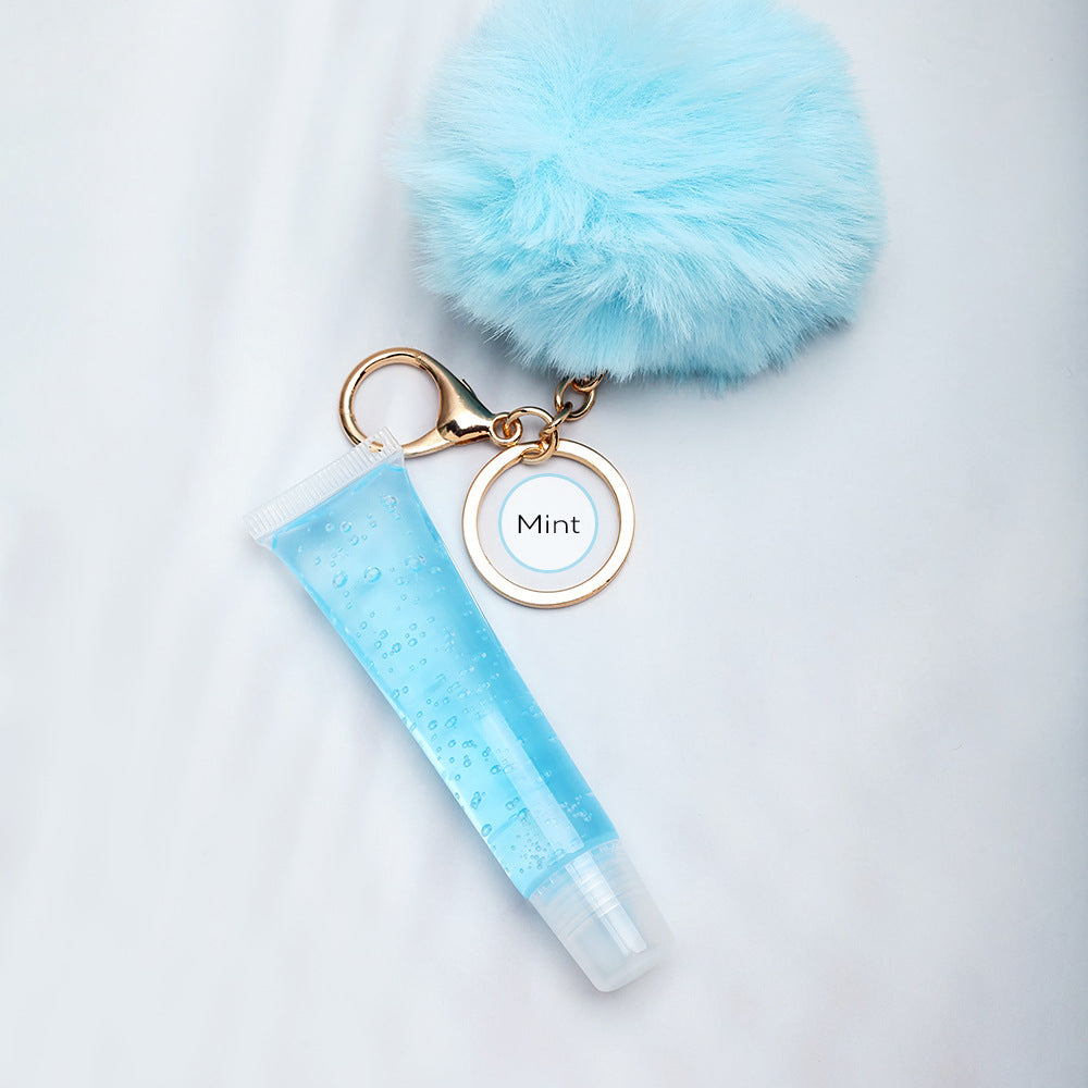 NO LOGO keychain pompom lipgloss